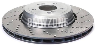 Rear right brake disc (370x24mm) M perforated