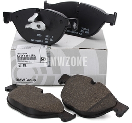 Front brake pads (348x36mm / 154mm inner diameter, 374x36mm / 187mm inner diameter) (OEM)
