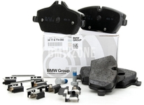 Front brake pads (284x22mm / 292x22mm diameter)