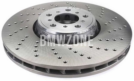 Front right brake disc (395x36mm) M perforated (OEM)