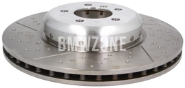 Front brake disc (370x30mm) M-Performance perforated (OEM)