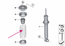 Rear suspension spring (standard chassis) // 26.04.2011-16.10.2011