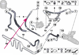 Dehnschlauch Teil 1 BMW 32416850958 (OEM)