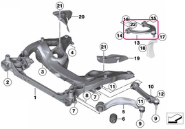 Front control arm upper Fx series 5,6,7 (OEM)