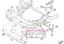 Front control arm right front X5 E70, X6 E71