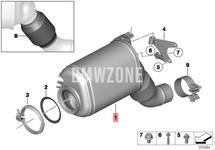 RP Dieselpartikelfilter BMW 18308513527 // EU5 EURO5