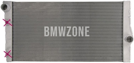 Engine radiator (manual transmission) 5' F1x 20d/20d ed, 25d, 30d N47N N47S1 N57 N57N (OEM)