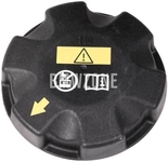 Coolant expansion tank radiator cap