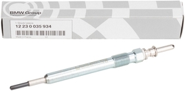 Glow plug B47x B57x N47x N57x (7V // to 31.03.2019 // silver top) (OEM)