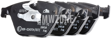 Front brake pads (348x30mm diameter)
