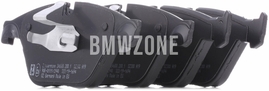 Front brake pads (348x30mm diameter)