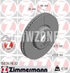 Front left brake disc (348x36mm)