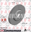 Front left brake disc (374x36mm) / 187mm inner diameter