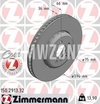 Front right brake disc (374x36mm) / 187mm inner diameter
