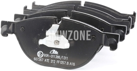 Front brake pads (348x36mm / 154mm inner diameter, 374x36mm / 187mm inner diameter)