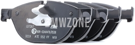 Front brake pads (348x36mm / 154mm inner diameter, 374x36mm / 187mm inner diameter)