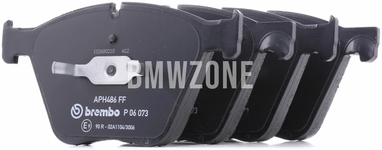 Front brake pads (374x36mm / 154mm inner diameter)