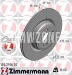 Rear brake disc (370x24mm)