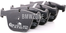 Rear brake pads (345x24mm / 370x24mm diameter)