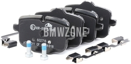 Rear brake pads (345x24mm diameter)