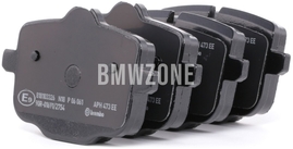 Rear brake pads (345x24mm diameter)