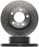 Front brake disc (284x22mm) perforated
