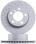 Front brake disc (284x22mm) perforated