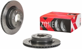 Rear brake disc (300x20mm) / 161mm brake drum perforated (3' E9x 01.02.2011-30.04.2011)