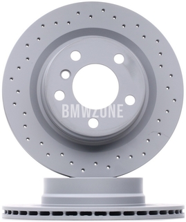 Rear brake disc (300x20mm) / 161mm brake drum perforated (3' E9x 01.02.2011-30.04.2011)