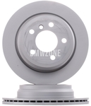 Rear brake disc (300x20mm) / 185mm brake drum