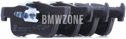 Front brake pads (284x22mm diameter)