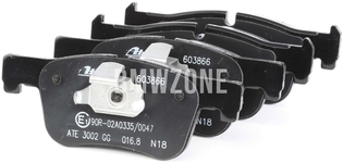 Front brake pads (300x22mm diameter)