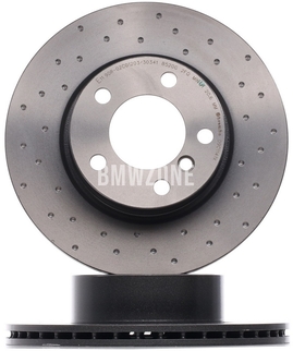 Front brake disc (300x22mm) perforated