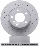 Front brake disc (300x22mm) perforated