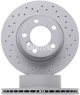 Front brake disc (300x22mm) perforated