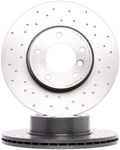 Front brake disc (312x24mm) perforated