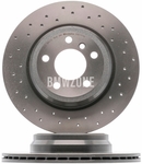 Rear brake disc (330x20mm) / 185mm brake drum perforated