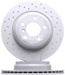 Rear brake disc (330x20mm) / 185mm brake drum perforated