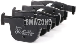 Rear brake pads (330x20mm diameter)
