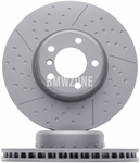 Front brake disc (340x30mm) M-Sport perforated