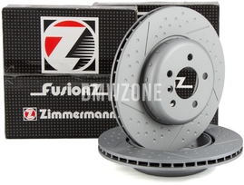 Rear brake disc (345x24mm) M-Performance perforated / 185mm brake drum