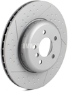 Rear brake disc (345x24mm) M-Performance perforated / 185mm brake drum
