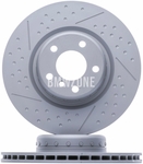 Rear brake disc (345x24mm) M-Performance perforated / 161mm brake drum