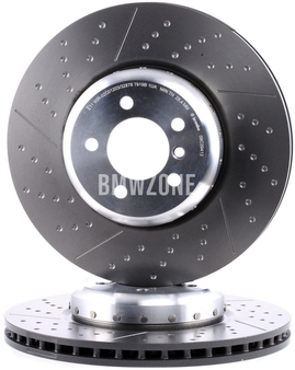 Front brake disc (370x30mm) M-Performance perforated