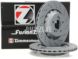 Rear left brake disc (370x24mm) M perforated
