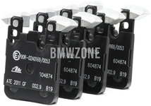 Rear brake pads (370x24mm M brakes)