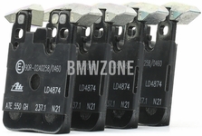 Rear brake pads (370x24mm M brakes)