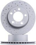 Front brake disc (284x22mm) perforated