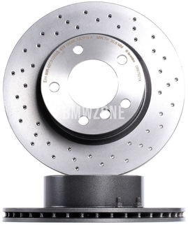 Front brake disc (292x22mm) perforated