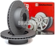 Front brake disc (292x22mm) perforated
